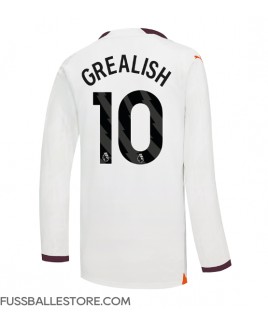 Günstige Manchester City Jack Grealish #10 Auswärtstrikot 2023-24 Langarm